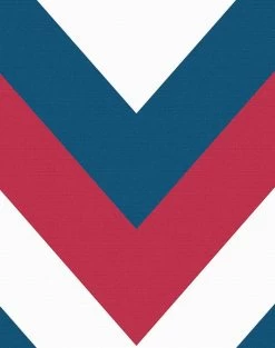 'V Is For Chevron' Wallpaper By Nathan Turner - Red / Blue -Wall Decoration Store V isfor Chevron Red and Blue b15ee80a c0f4 4b19 bea3 1bbad223a968