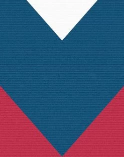 'V Is For Chevron' Wallpaper By Nathan Turner - Red / Blue -Wall Decoration Store V isfor Chevron Red and Blue detail bd758ebb 18fc 4ef1 a6e1 b2d1e065dda6