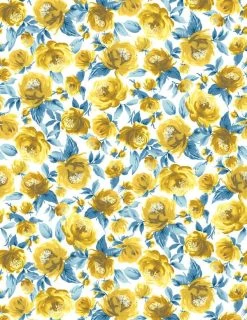 'Veronica' Wallpaper By Wallshoppe - Yellow