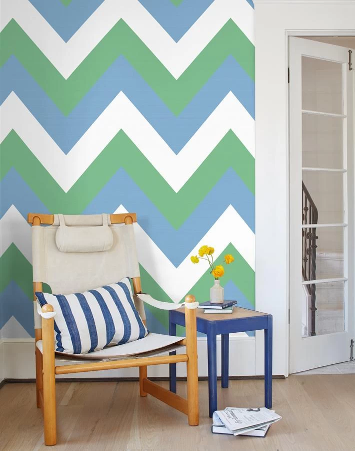 'V Is For Chevron' Wallpaper By Nathan Turner - Clove 6 'V Is For Chevron' Wallpaper By Nathan Turner - Clove - Image 4