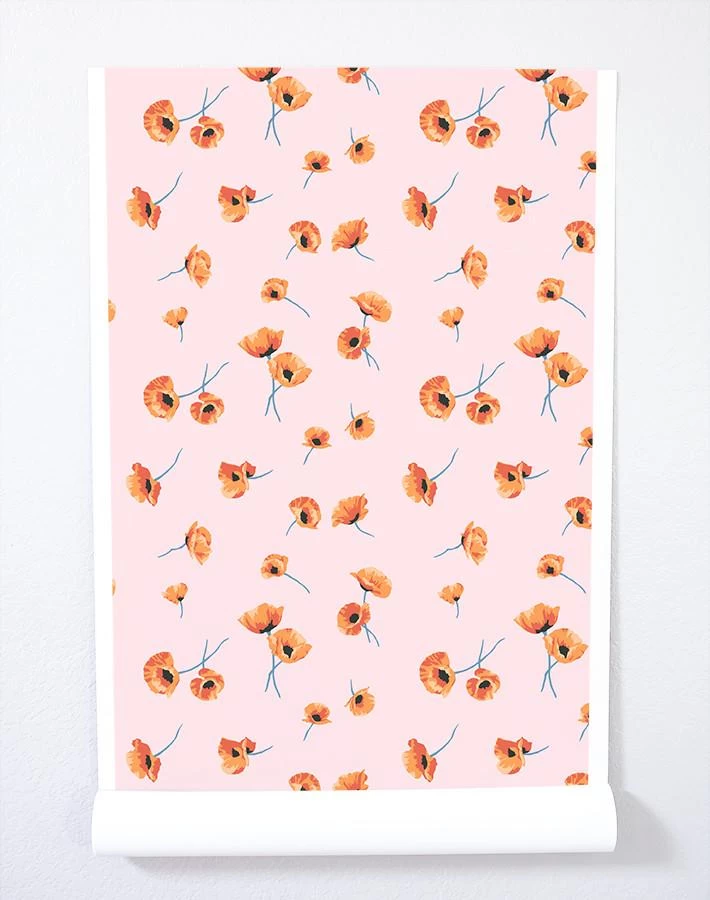 'Poppy' Wallpaper By Nathan Turner - Blush 6 'Poppy' Wallpaper By Nathan Turner - Blush - Image 4