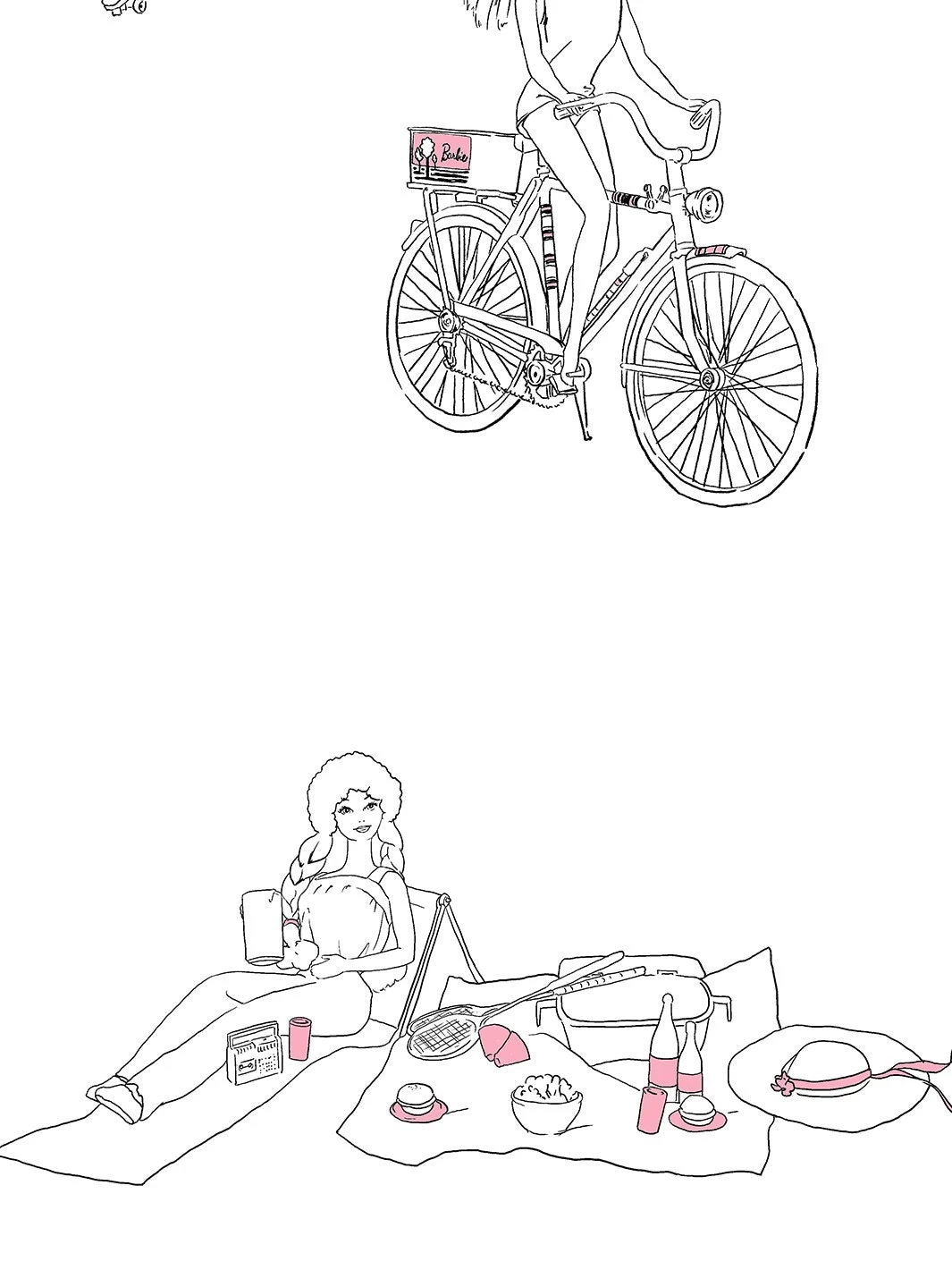 'Barbie™ And Friends' Wallpaper By Barbie™ - White 5 'Barbie™ And Friends' Wallpaper By Barbie™ - White - Image 3