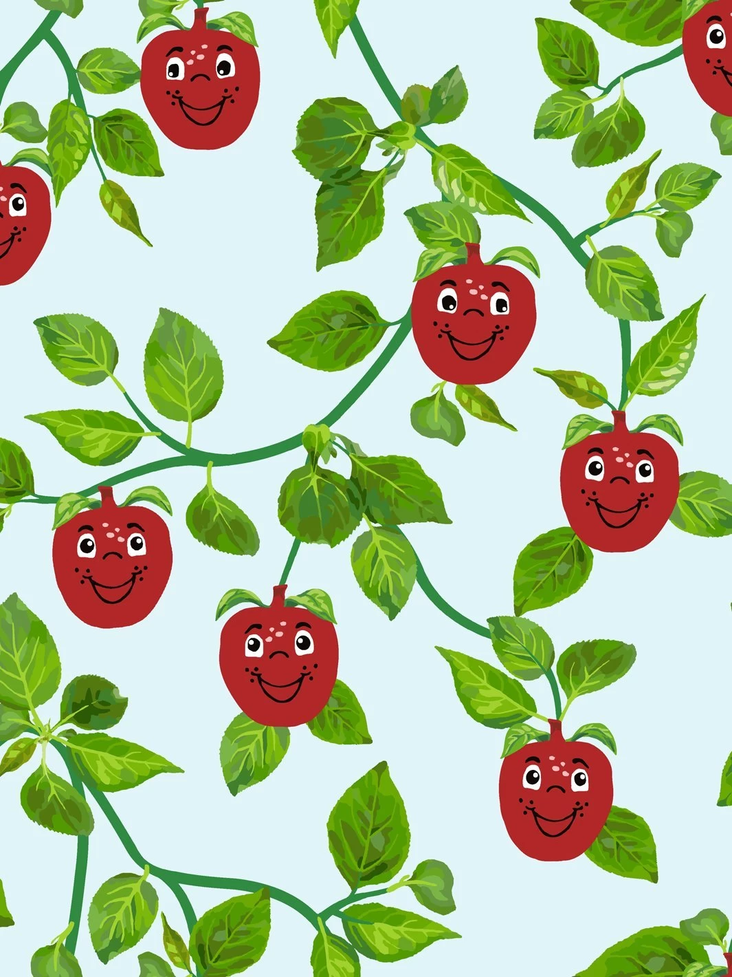 'Happy Apple™ Branches' Wallpaper By Fisher-Price™ - Sky - Image 3