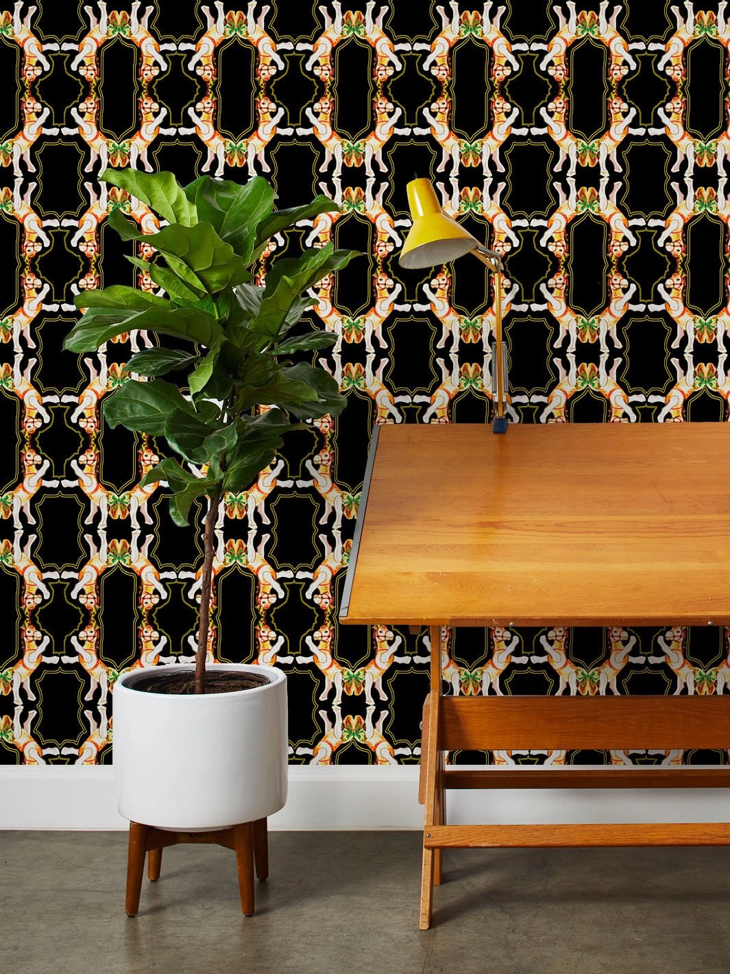 'Horse Arc' Wallpaper By Fisher-Price™ - Black 3 'Horse Arc' Wallpaper By Fisher-Price™ - Black