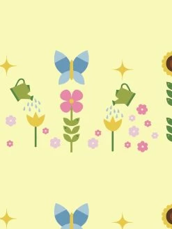 'Sunflower Garden' Wallpaper By Fisher-Price™ - Yellow 7 'Sunflower Garden' Wallpaper By Fisher-Price™ - Yellow -Wall Decoration Store Wallshoppe Fisher Price Sunflower Garden by Fisher Price Yellow Detail