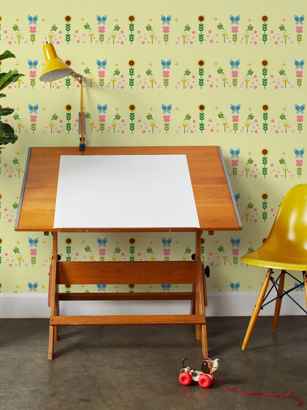 'Sunflower Garden' Wallpaper By Fisher-Price™ - Yellow 3 'Sunflower Garden' Wallpaper By Fisher-Price™ - Yellow