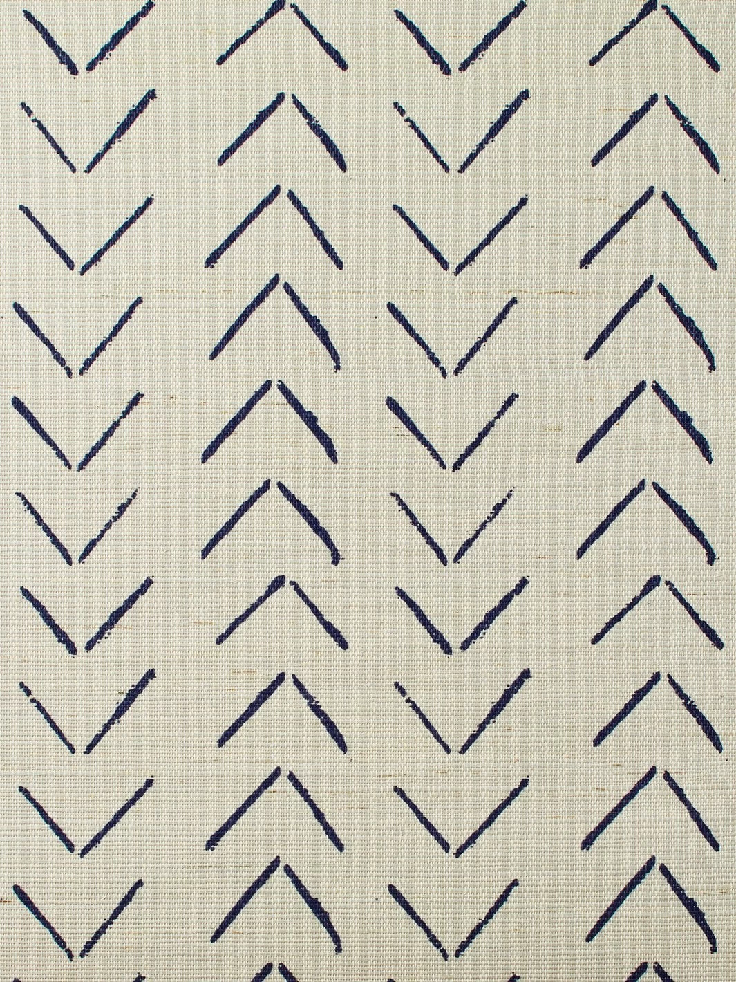 'Arrows' Grasscloth Wallpaper By Nathan Turner - Navy - Image 2
