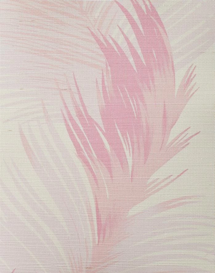 'Belafonte Palm' Grasscloth Wallpaper By Nathan Turner - Pink 4 'Belafonte Palm' Grasscloth Wallpaper By Nathan Turner - Pink - Image 2