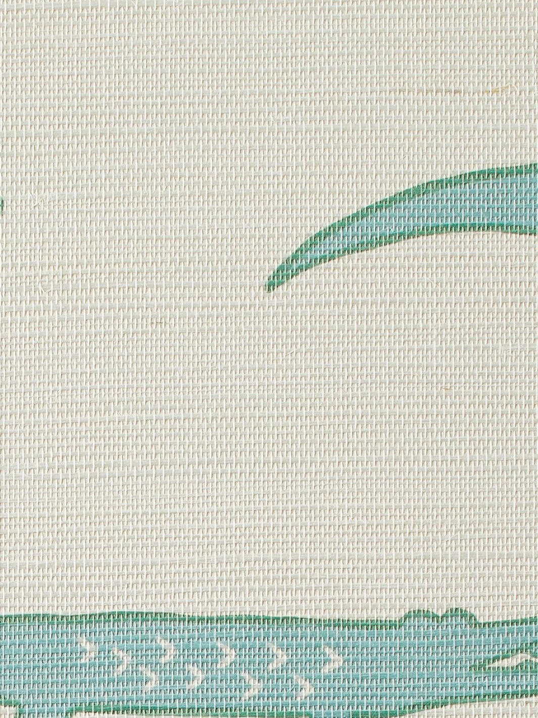 'Crocodile' Grasscloth Wallpaper By Tea Collection 5 'Crocodile' Grasscloth Wallpaper By Tea Collection - Image 3