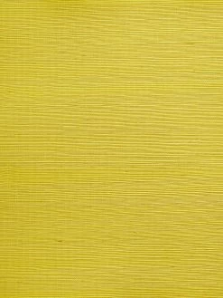 'Solid Grasscloth Wallpaper By Wallshoppe - Yellow