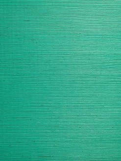 'Solid Grasscloth Wallpaper By Wallshoppe - Green