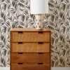 'Majesty Palm' Grasscloth Wallpaper By Wallshoppe - Chocolate -Wall Decoration Store Wallshoppe Grasscloth Majesty Palm Wallpaper Chocolate RS