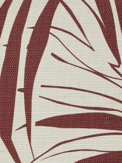 'Majesty Palm' Grasscloth Wallpaper By Wallshoppe - Rust 7 'Majesty Palm' Grasscloth Wallpaper By Wallshoppe - Rust -Wall Decoration Store Wallshoppe Grasscloth Majesty Palm Wallpaper Rust Detail