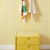 'Ojai Stripe' Grasscloth Wallpaper By Wallshoppe - Yellow -Wall Decoration Store Wallshoppe Grasscloth Ojai Stripe Wallpaper Yellow RS
