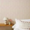 'Roman Holiday Woven' Grasscloth Wallpaper By Barbie™ - Peach