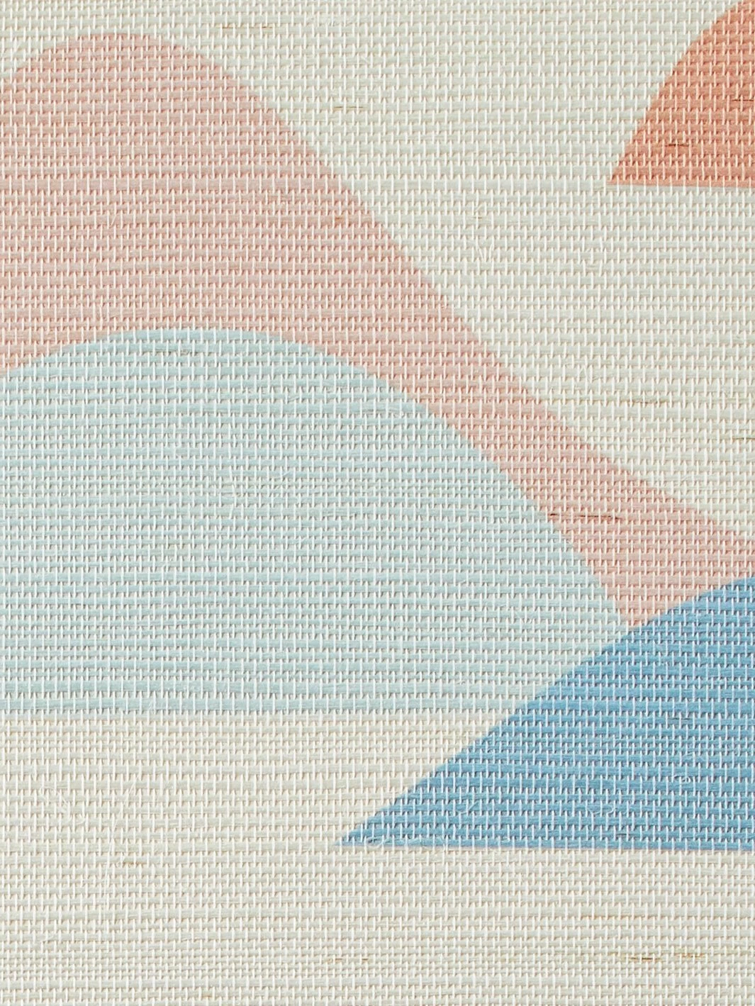 'Slopes' Grasscloth Wallpaper By Tea Collection - Coral 5 'Slopes' Grasscloth Wallpaper By Tea Collection - Coral - Image 3