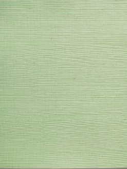'Solid Grasscloth Wallpaper By Wallshoppe - Spring Green