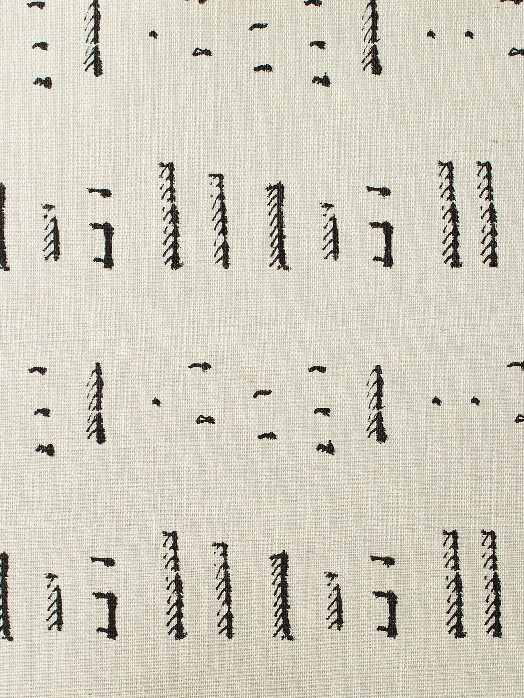 'Stitch' Grasscloth Wallpaper By Nathan Turner - Black - Image 2