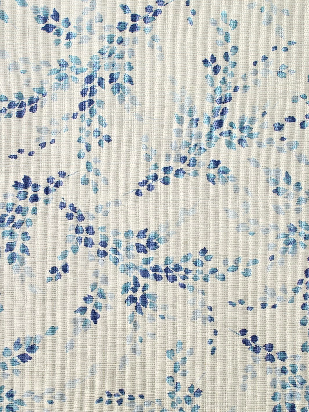 'Sweet Caroline' Grasscloth Wallpaper By Wallshoppe - Blue 4 'Sweet Caroline' Grasscloth Wallpaper By Wallshoppe - Blue - Image 2