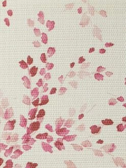 'Sweet Caroline' Grasscloth Wallpaper By Wallshoppe - Rose -Wall Decoration Store Wallshoppe Grasscloth Sweet Caroline Wallpaper Rose Detail