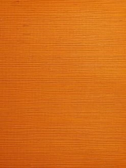 'Solid Grasscloth Wallpaper By Wallshoppe - Terracotta