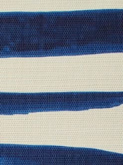 'Watercolor Weave Large' Grasscloth Wallpaper By Wallshoppe - Blue -Wall Decoration Store Wallshoppe Grasscloth Watercolor Weave Large Wallpaper Blue Detail