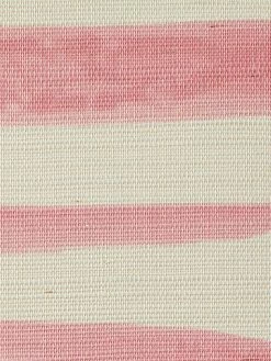'Watercolor Weave Large' Grasscloth Wallpaper By Wallshoppe - Pink -Wall Decoration Store Wallshoppe Grasscloth Watercolor Weave Large Wallpaper Pink Detail