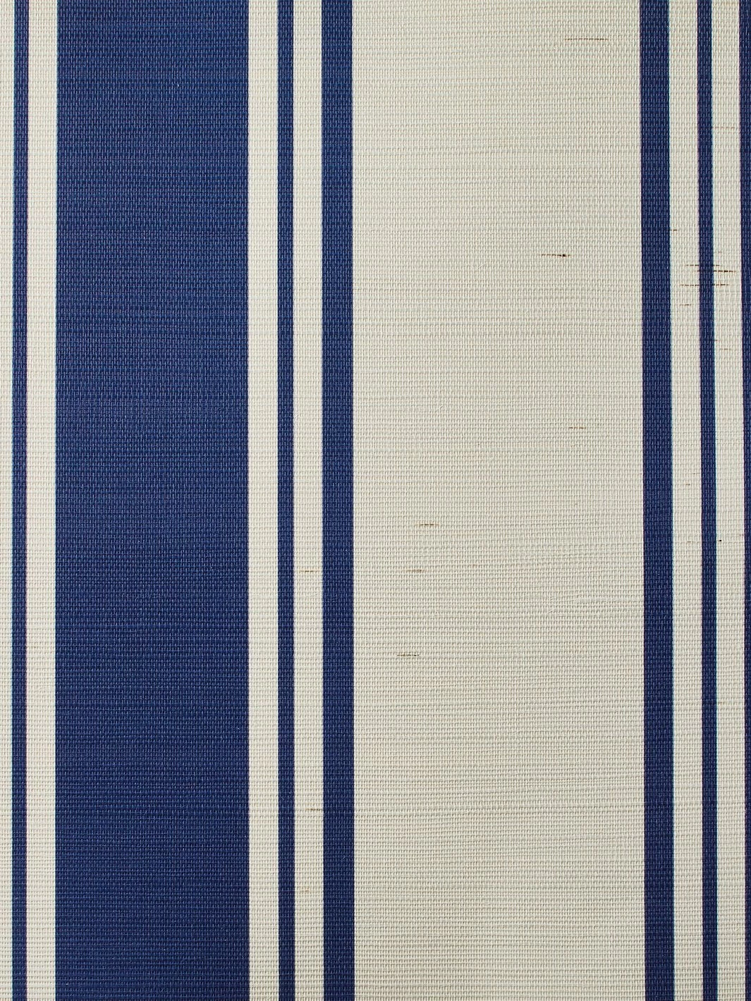 'Yorkshire Stripe' Grasscloth Wallpaper By Wallshoppe - Navy 4 'Yorkshire Stripe' Grasscloth Wallpaper By Wallshoppe - Navy - Image 2