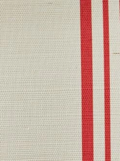 'Yorkshire Stripe' Grasscloth Wallpaper By Wallshoppe - Red -Wall Decoration Store Wallshoppe Grasscloth Yorkshire Stripe Wallpaper Red Detail