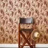 'Majesty Palm' Kraft' Wallpaper By Wallshoppe - Rust -Wall Decoration Store Wallshoppe Kraft Majesty Palm Rust RS 8f240dd2 7aeb 4276 96a8 6f9d11c24c1e