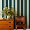 'Ojai Stripe' Kraft' Wallpaper By Wallshoppe - Cadet Blue 1 'Ojai Stripe' Kraft' Wallpaper By Wallshoppe - Cadet Blue -Wall Decoration Store Wallshoppe Kraft Ojai Stripe Cadet Blue RS 651073fb 182c 4285 be13 fc6a2e146ca7