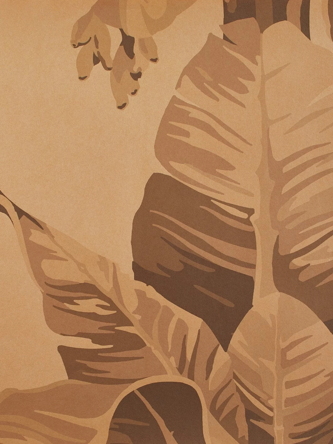 'Pacifico Palm' Kraft Wallpaper By Nathan Turner - Cappuccino 4 'Pacifico Palm' Kraft Wallpaper By Nathan Turner - Cappuccino - Image 2