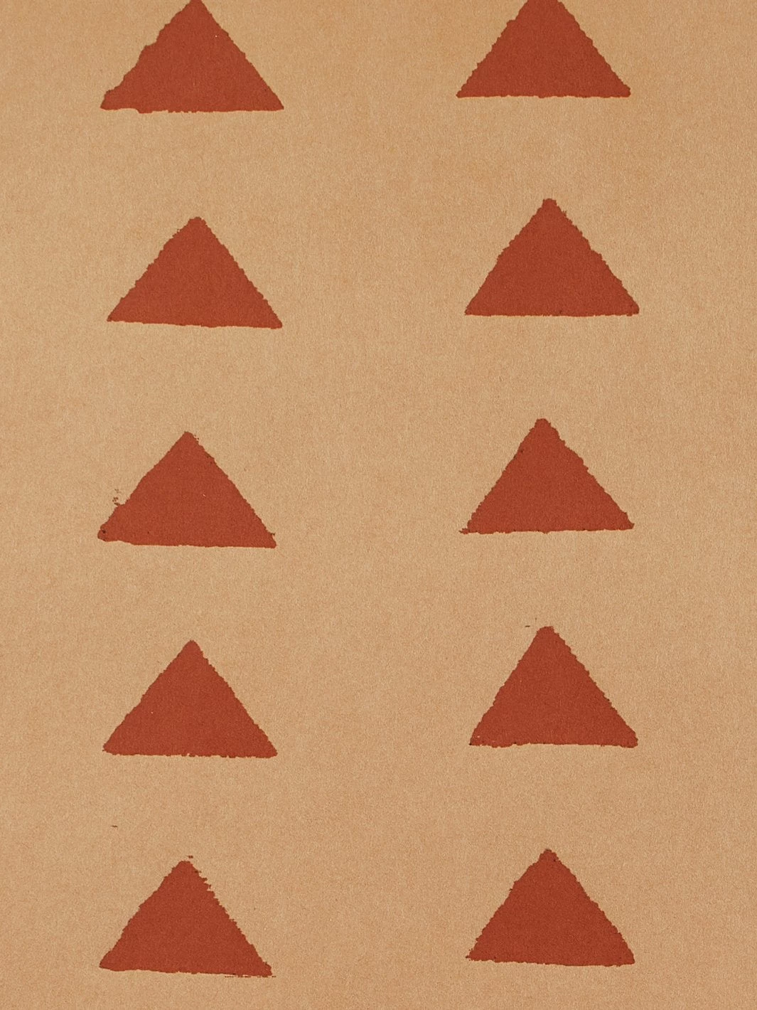 'Triangles' Kraft Wallpaper By Nathan Turner - Terracotta 5 'Triangles' Kraft Wallpaper By Nathan Turner - Terracotta - Image 3