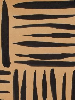 'Watercolor Weave Small' Kraft' Wallpaper By Wallshoppe - Black -Wall Decoration Store Wallshoppe Kraft Watercolor Weave Small Black Detail dd85e205 ebb8 4c8e acd9 6885dc2e2e51