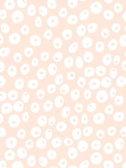 'Parade Dots' Wallpaper By Barbie™ - Peach 7 'Parade Dots' Wallpaper By Barbie™ - Peach -Wall Decoration Store Wallshoppe Parade Dots Wallpaper by Barbie Peach Detail