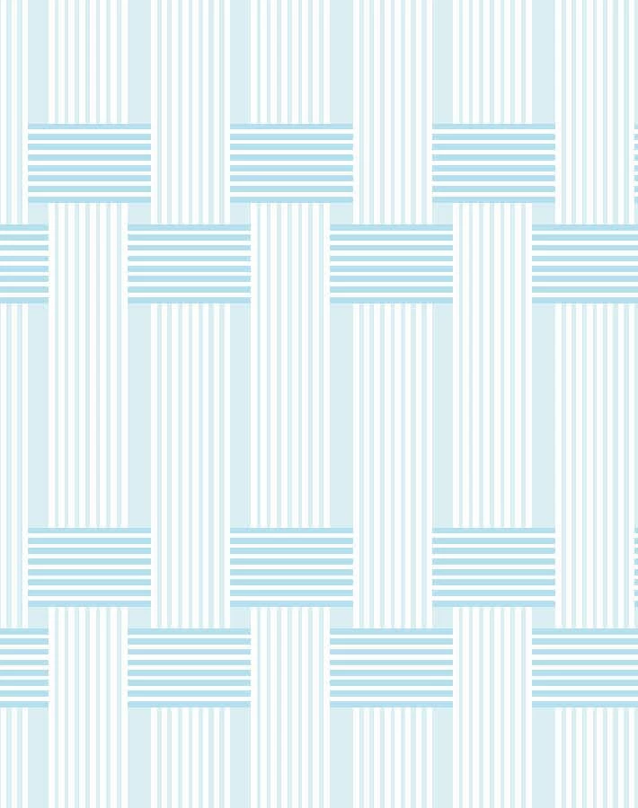 'Roman Holiday Woven' Wallpaper By Barbie™ - Pale Blue - Image 2