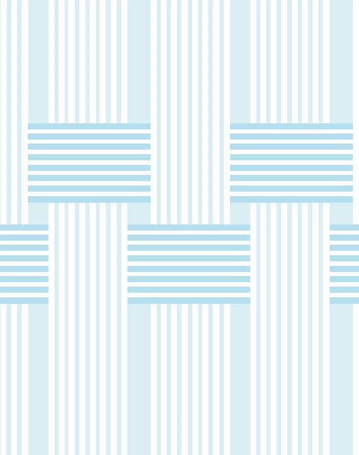'Roman Holiday Woven' Wallpaper By Barbie™ - Pale Blue - Image 3