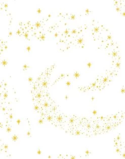 'Stardust' Wallpaper By Barbie™ - Marigold -Wall Decoration Store Wallshoppe Stardust Wallpaper by Barbie Marigold Detail b1c7f82b 8689 44d3 ab8c 0489076ad14a