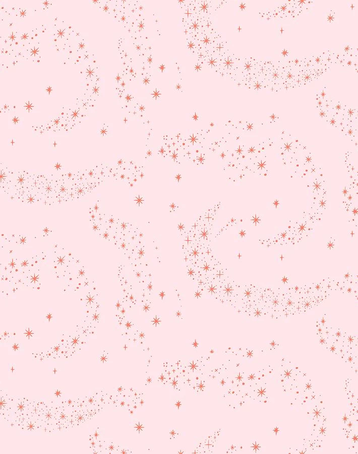 'Stardust' Wallpaper By Barbie™ - Watermelon Pink