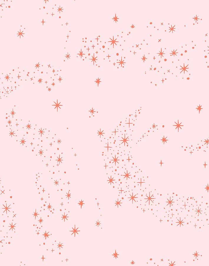 'Stardust' Wallpaper By Barbie™ - Watermelon Pink - Image 3