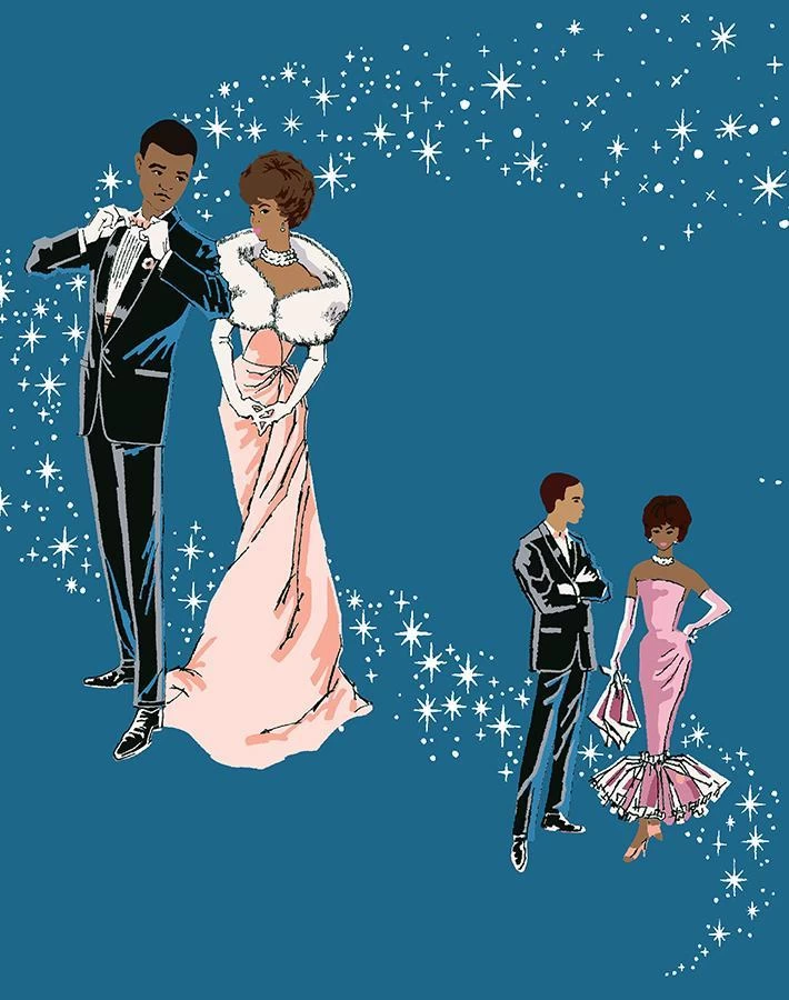 'Starlight Christie™' Wallpaper By Barbie™ - Cadet Blue 5 'Starlight Christie™' Wallpaper By Barbie™ - Cadet Blue - Image 3