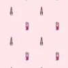 'Trixie Cosmetics' Wallpaper By Trixie Mattel - Cream Puff Pink -Wall Decoration Store Wallshoppe Trixie Cosmetics Wallpaper Design Cream Puff Pink 1
