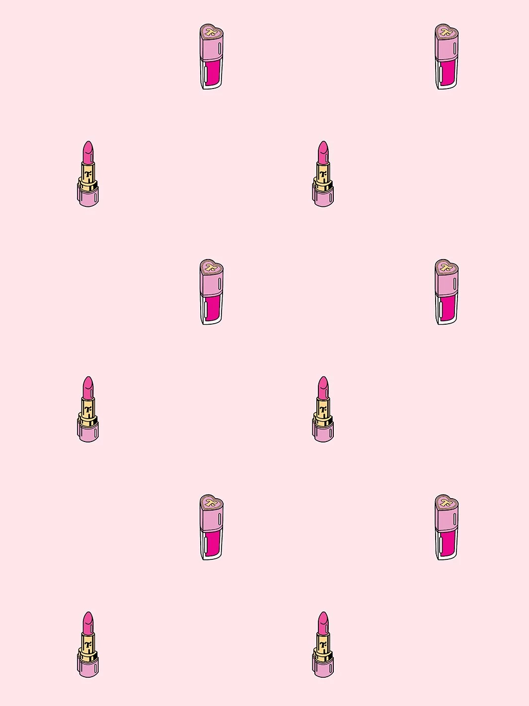'Trixie Cosmetics' Wallpaper By Trixie Mattel - Cream Puff Pink 3 'Trixie Cosmetics' Wallpaper By Trixie Mattel - Cream Puff Pink