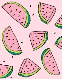 'Watermelon' Wallpaper By Tea Collection - Ballet Slipper