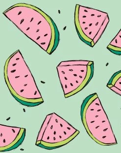 'Watermelon' Wallpaper By Tea Collection - Green