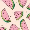 'Watermelon' Wallpaper By Tea Collection - Peach 2 'Watermelon' Wallpaper By Tea Collection - Peach -Wall Decoration Store Watermelon Peach design