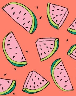 'Watermelon' Wallpaper By Tea Collection - Watermelon