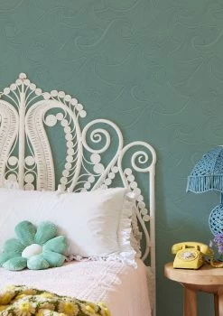 'Waves Two Tone' Wallpaper By Lingua Franca - Marine