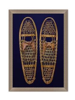 'Wooden Snow Shoes 1' By Nathan Turner Framed Art