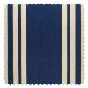 'Fabric By The Yard - Yorkshire Stripe - Navy On Raw Canvas -Wall Decoration Store Yorkshire Stripe Navy Raw Canvas Detail